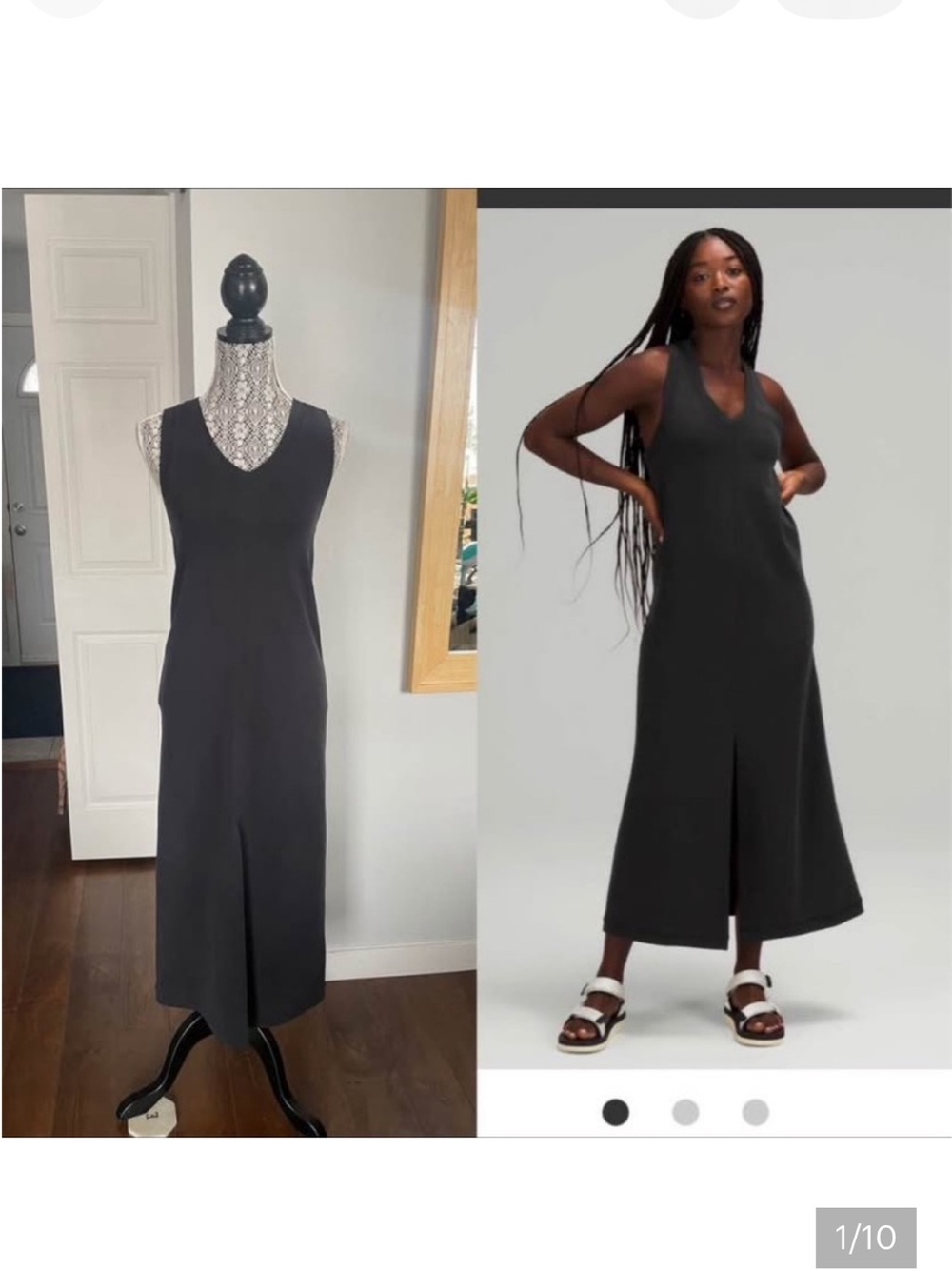 Lululemon Ease of It All Dress. Softstream Fabric. Medium/Size 6. Dark Grey.